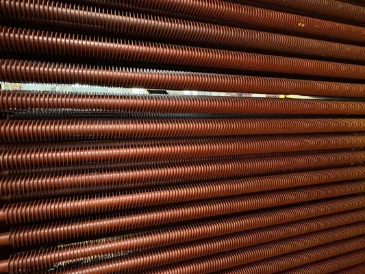 Khách hàng Spiral Fin Tube với 8-20Nos Fins mỗi inch Stainless Steel Base Tube 1m-10m Độ dài
