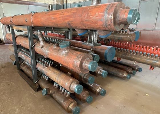 Ống nung ngang Đầu tiêu đề giảm mất mát chống ăn mòn Áp suất cao