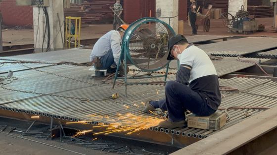 ISO/ASME/SGS tiêu chuẩn hàn màng tường nồi hơi bộ phận tường nước tấm