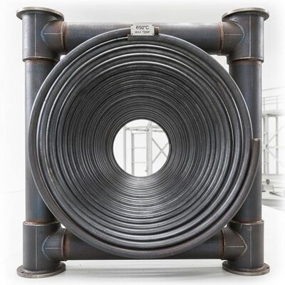 Gói ống cuộn siêu nhiệt nồi hơi bằng thép hợp kim T91 với nhiệt độ tối đa 650°C và lớp phủ chống ăn mòn cho nồi hơi công nghiệp
